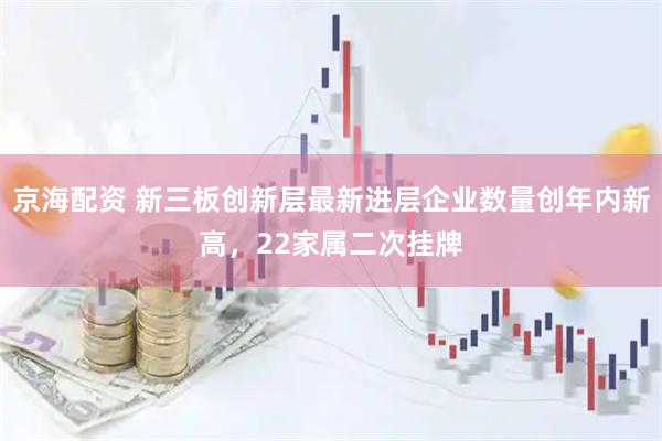 京海配资 新三板创新层最新进层企业数量创年内新高，22家属二次挂牌