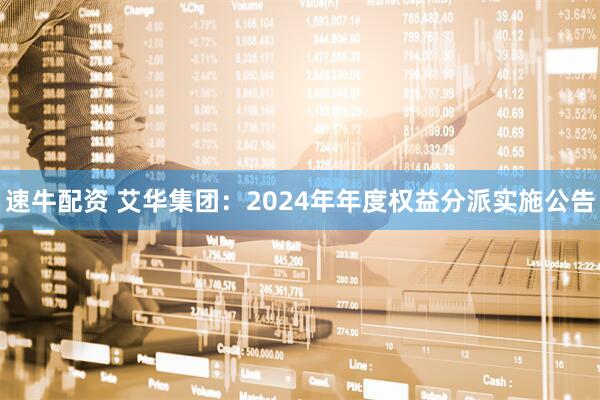 速牛配资 艾华集团：2024年年度权益分派实施公告